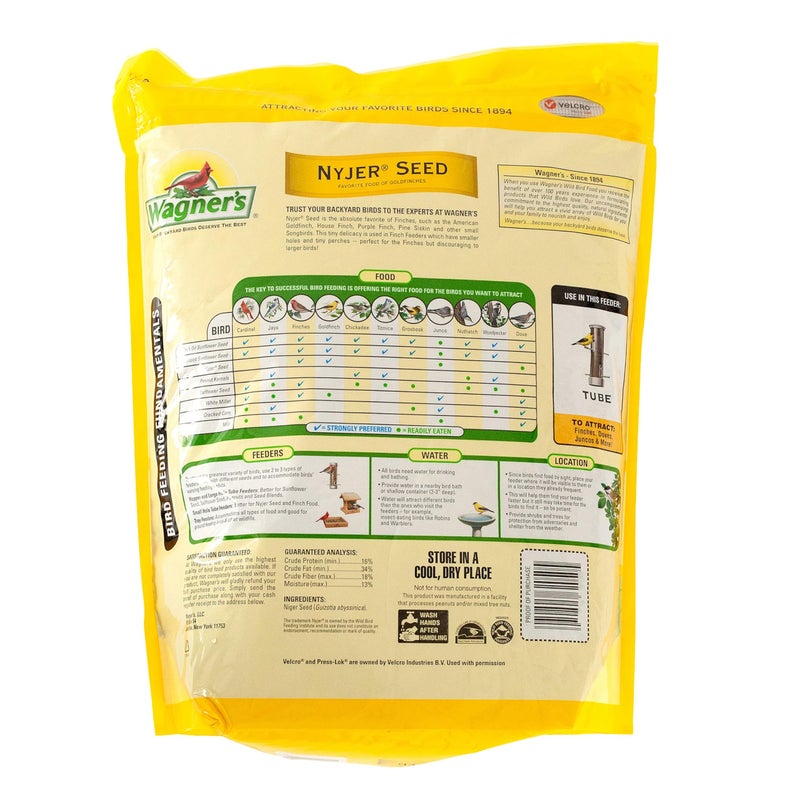 Wagner's 62050 Nyjer Seed Wild Bird Food, 10-Pound Bag - Image 2